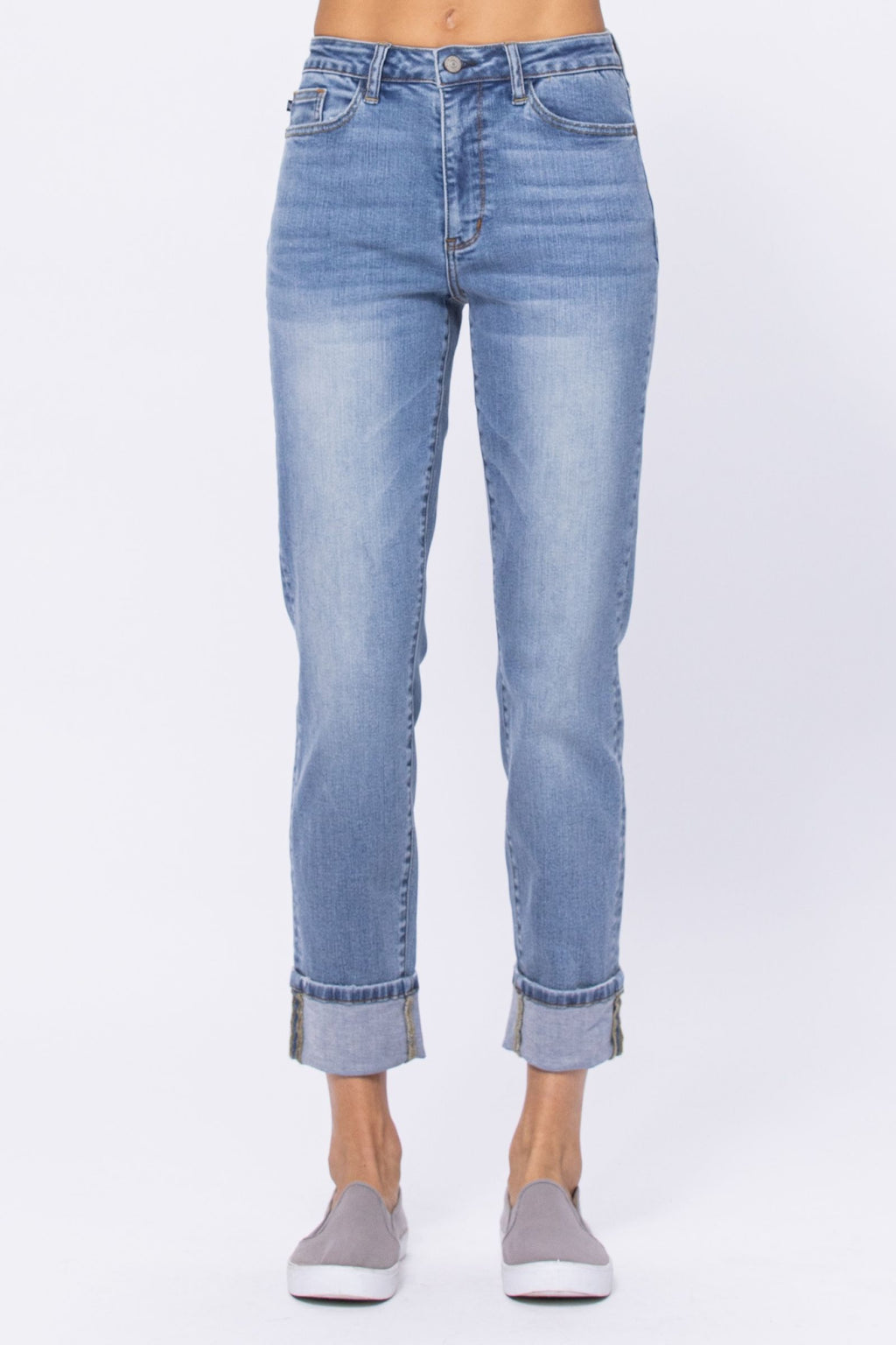 JB Waist Vintage Wash Boyfriend