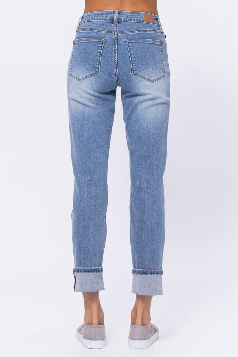 JB Waist Vintage Wash Boyfriend