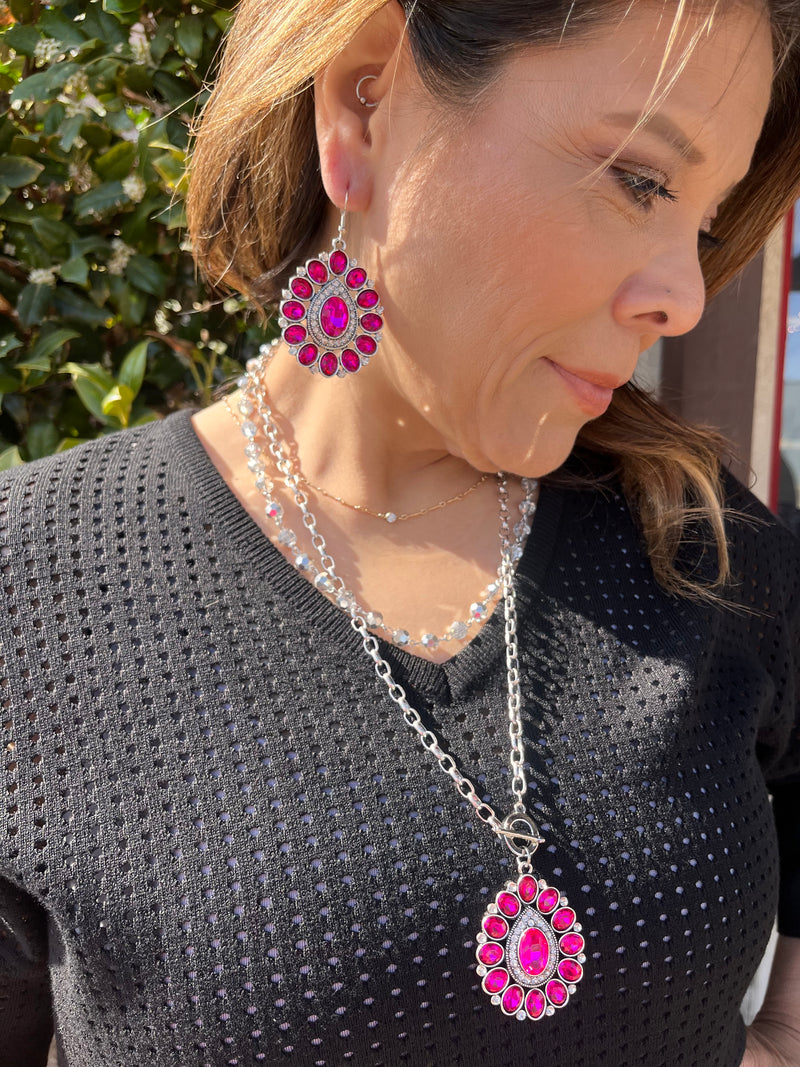 Pink Blossom Necklace