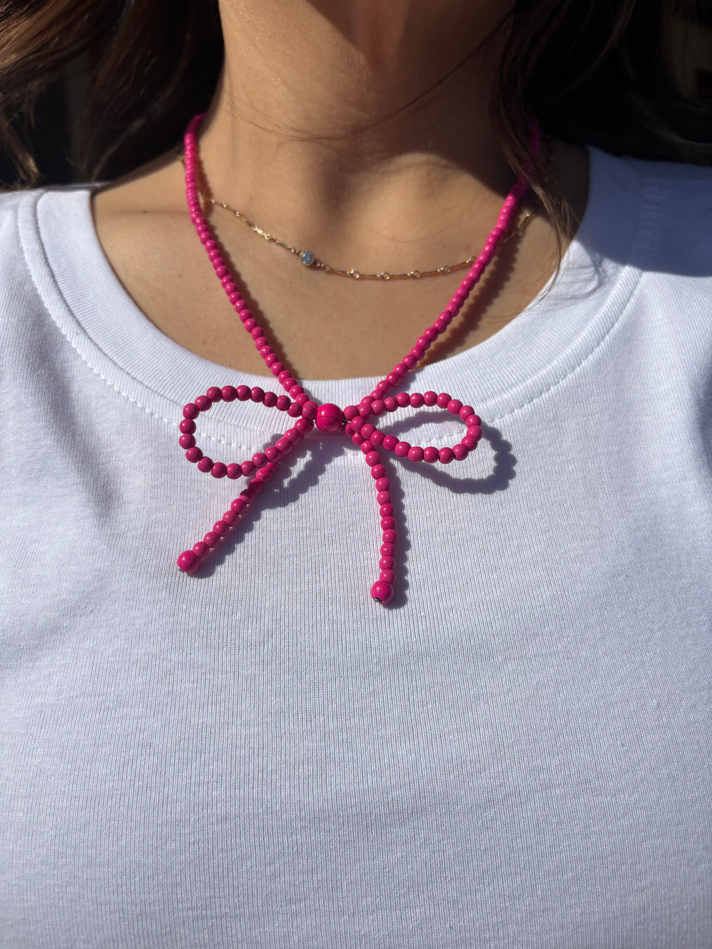 NV Bow Necklace