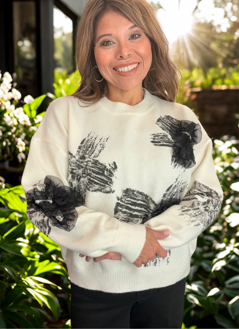 Bloom Mesh Sweater