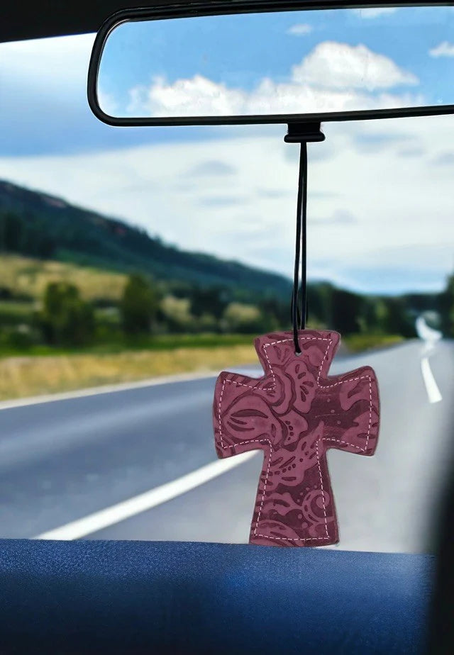 Cross Car Charm