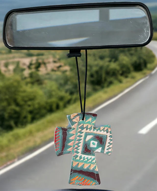 Cross Car Charm