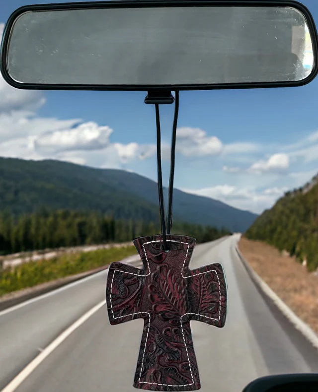 Cross Car Charm