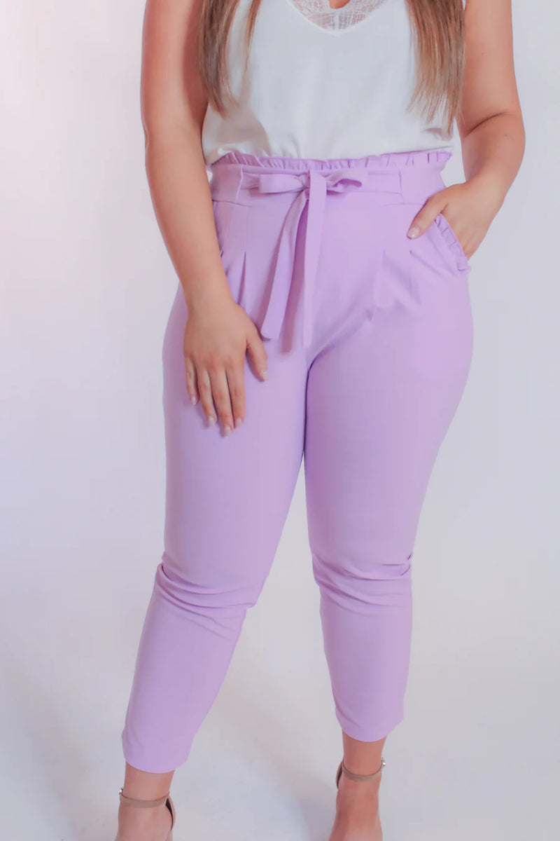Slice of Style Paper Bag Pants