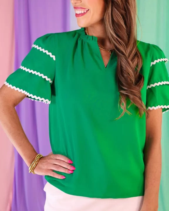 Carissa Ric Rac Top