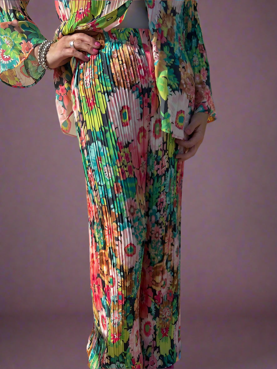 Multi Flower Pants