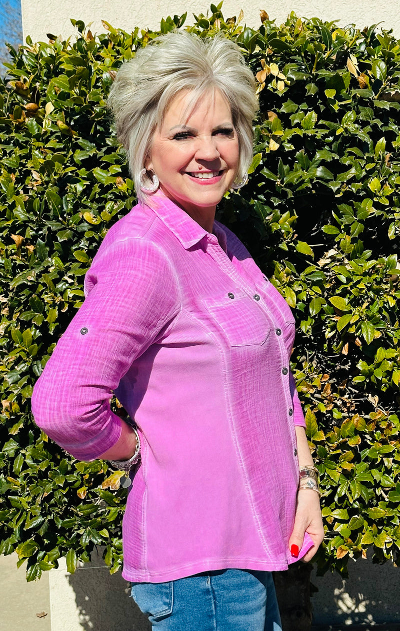 Spring & Summer Blouses-Pink