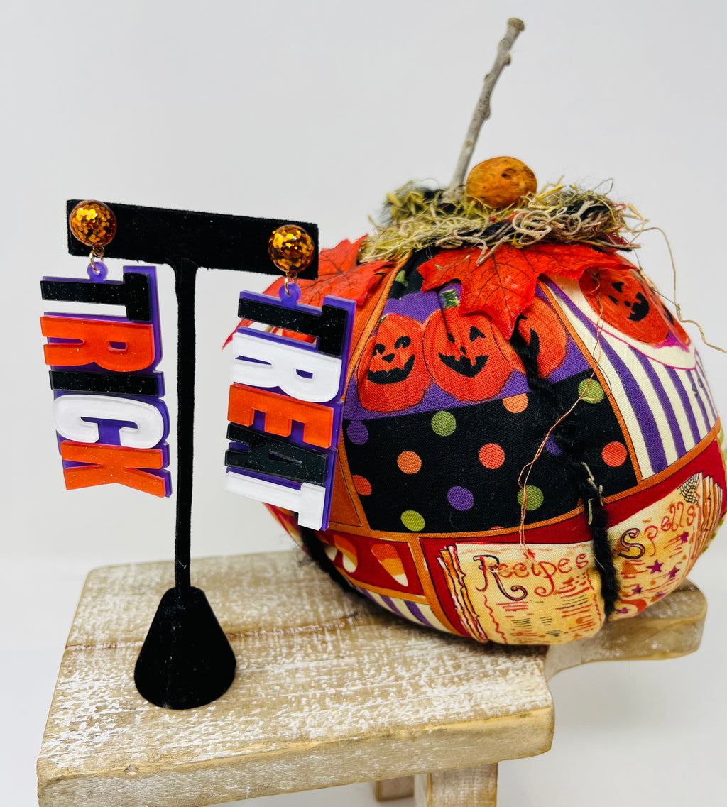 Halloween Earrings-Trick/Treat