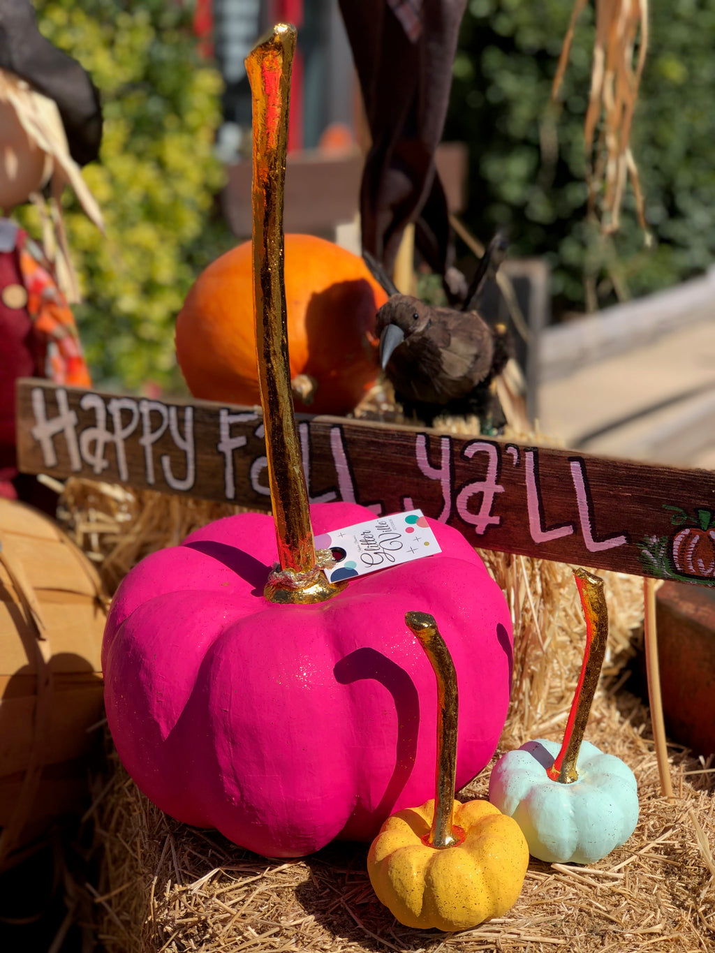 Papermache Pumpkins Small