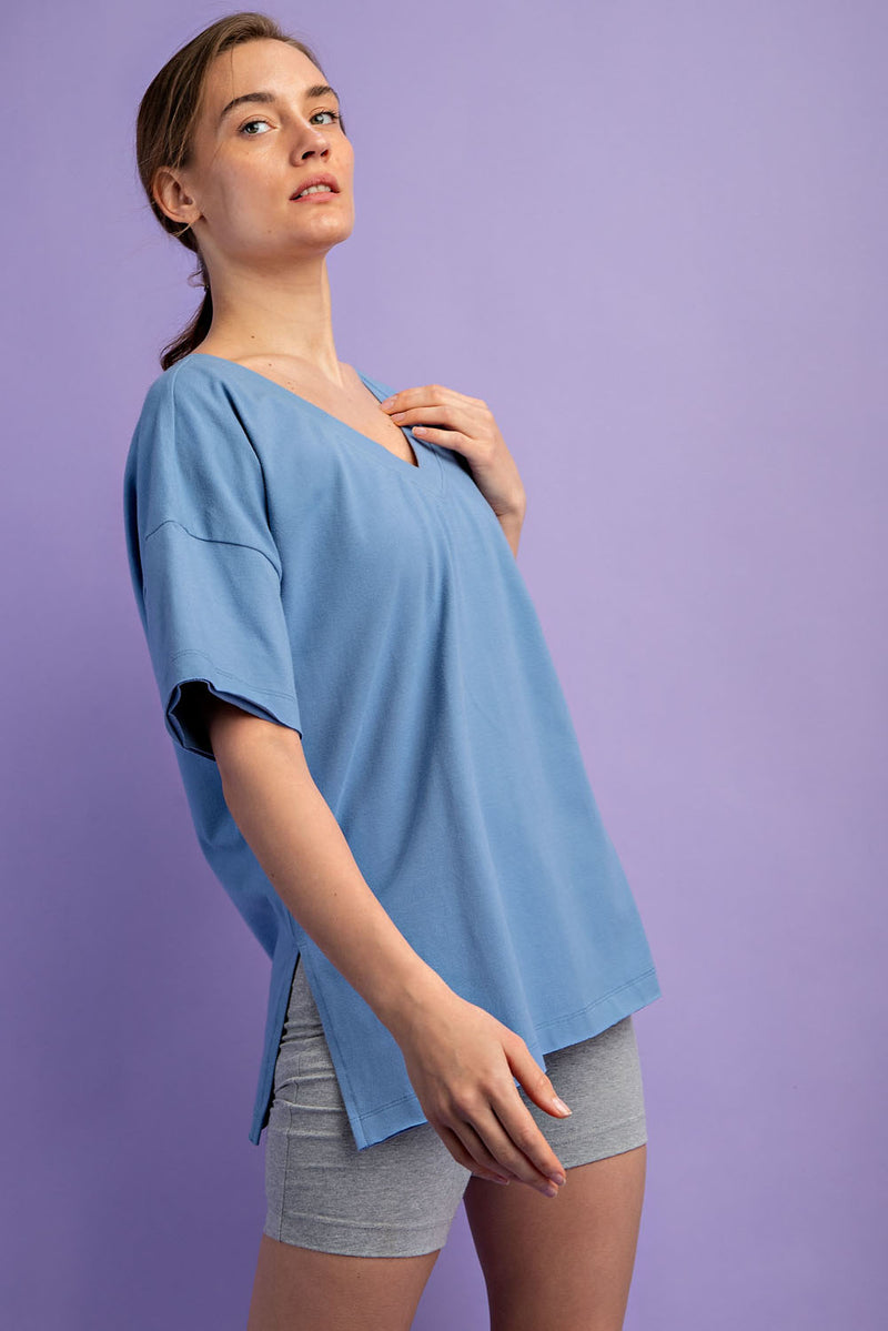 REVERSIBLE SHORT SLEEVE TOP