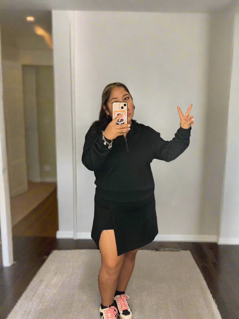 The Noir Skort