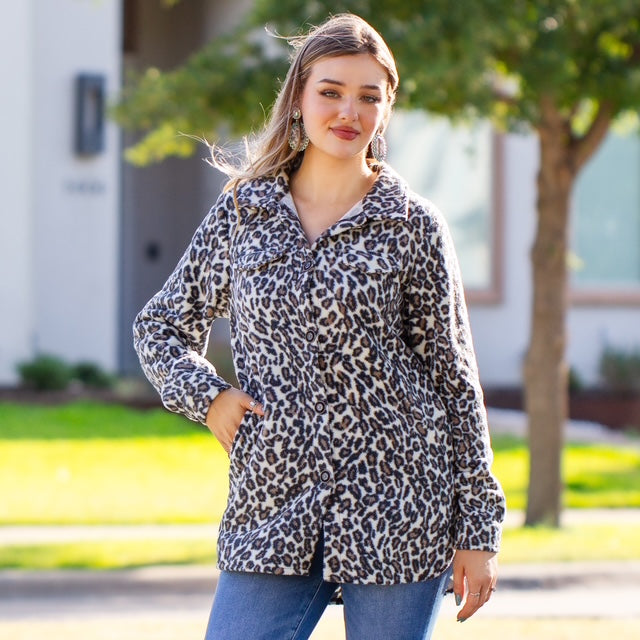 Leopard Shacket