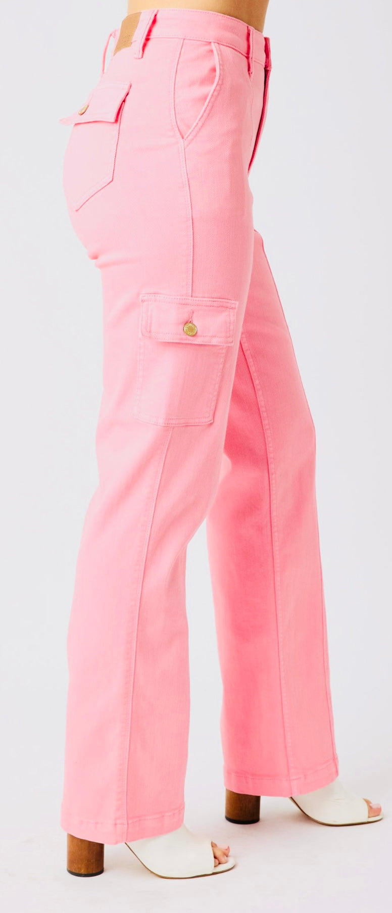 Judy Blue Pink Cargo Jeans