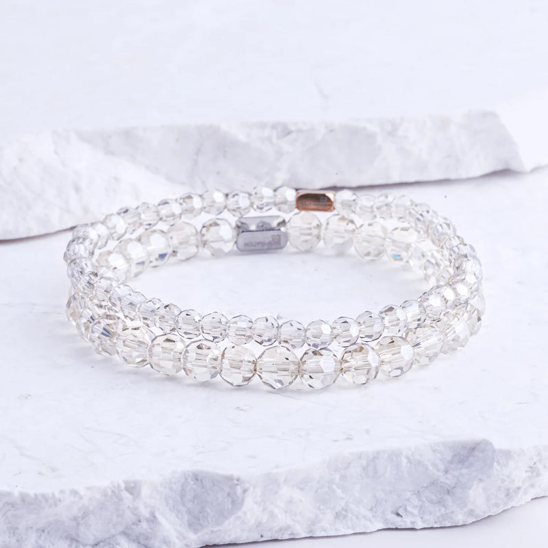 CHAMPAGNE CRYSTAL- ACCENT BRACELET