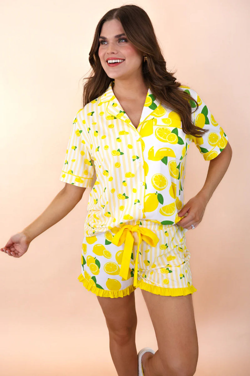 Ruffle Pajama Set