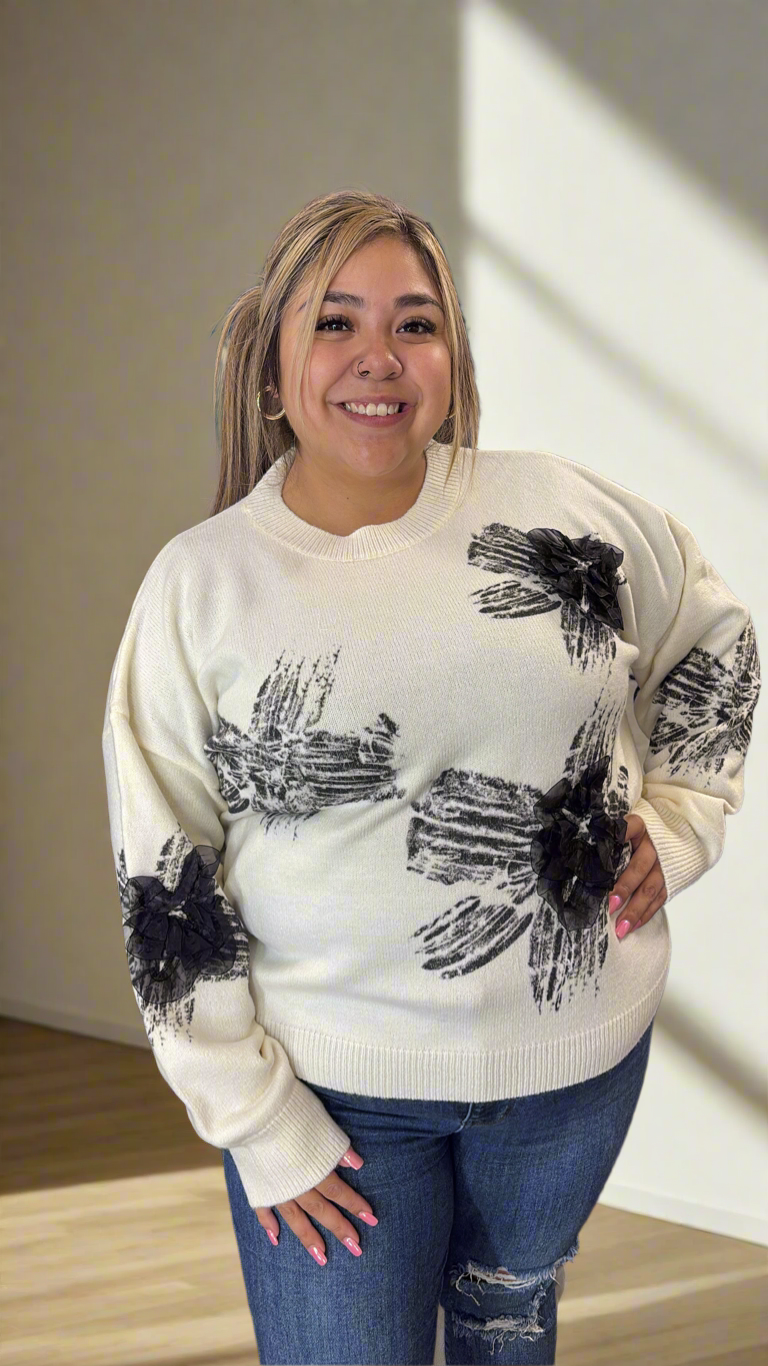 Bloom Mesh Sweater