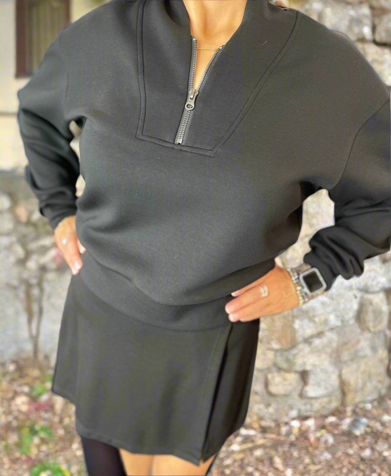 The Noir Skort