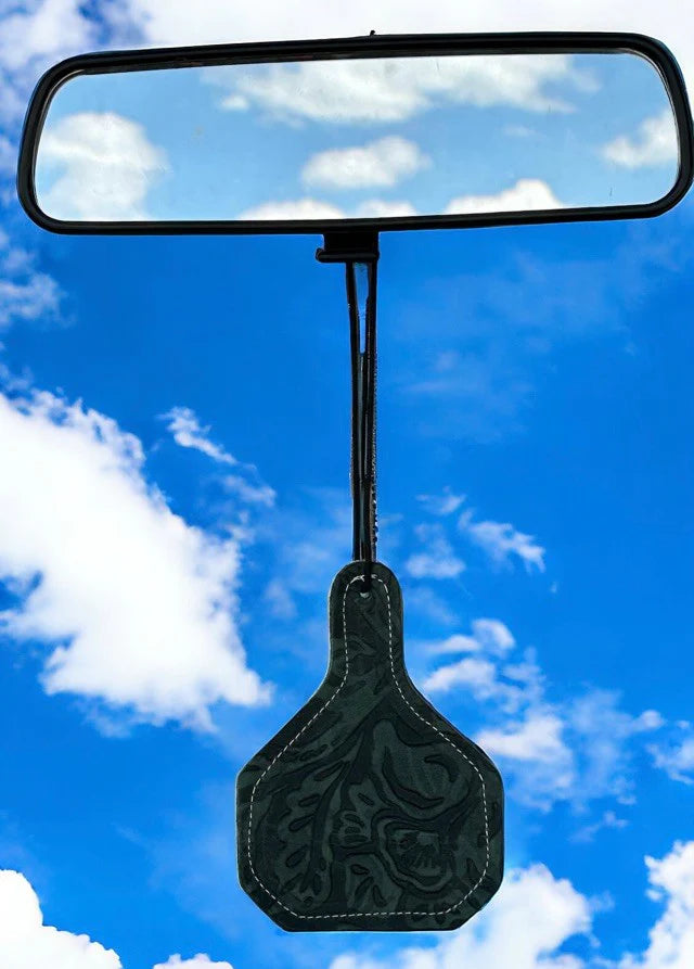 Cow Tag Car Charm