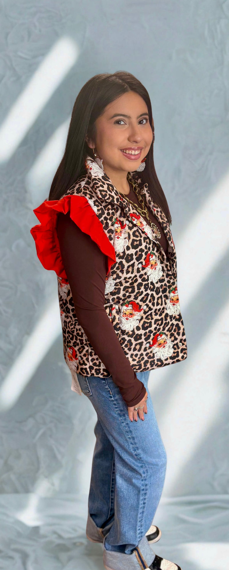 Santa Safari Chic Puffer Vest