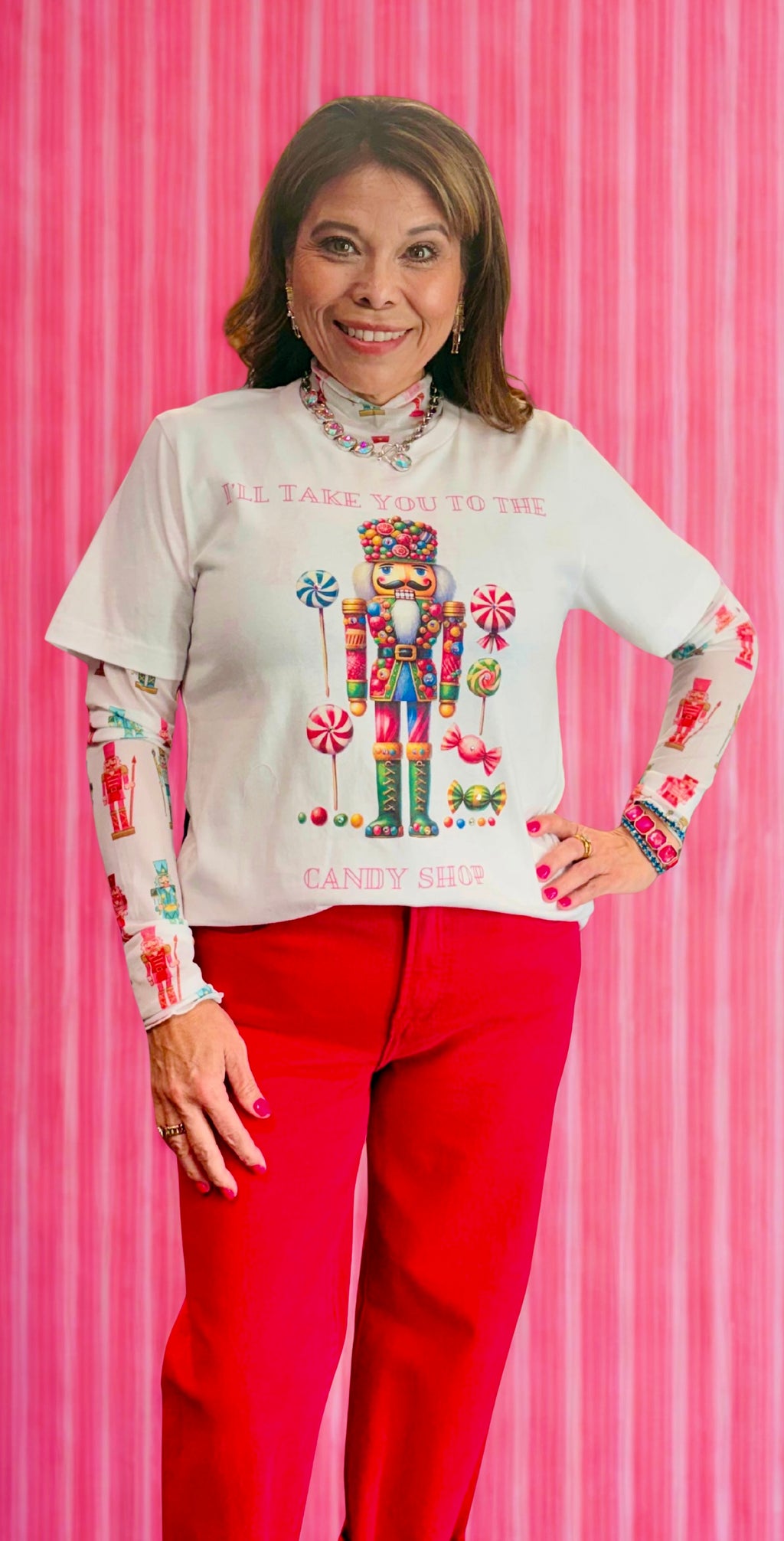 Candy Shop Nutcracker Tee