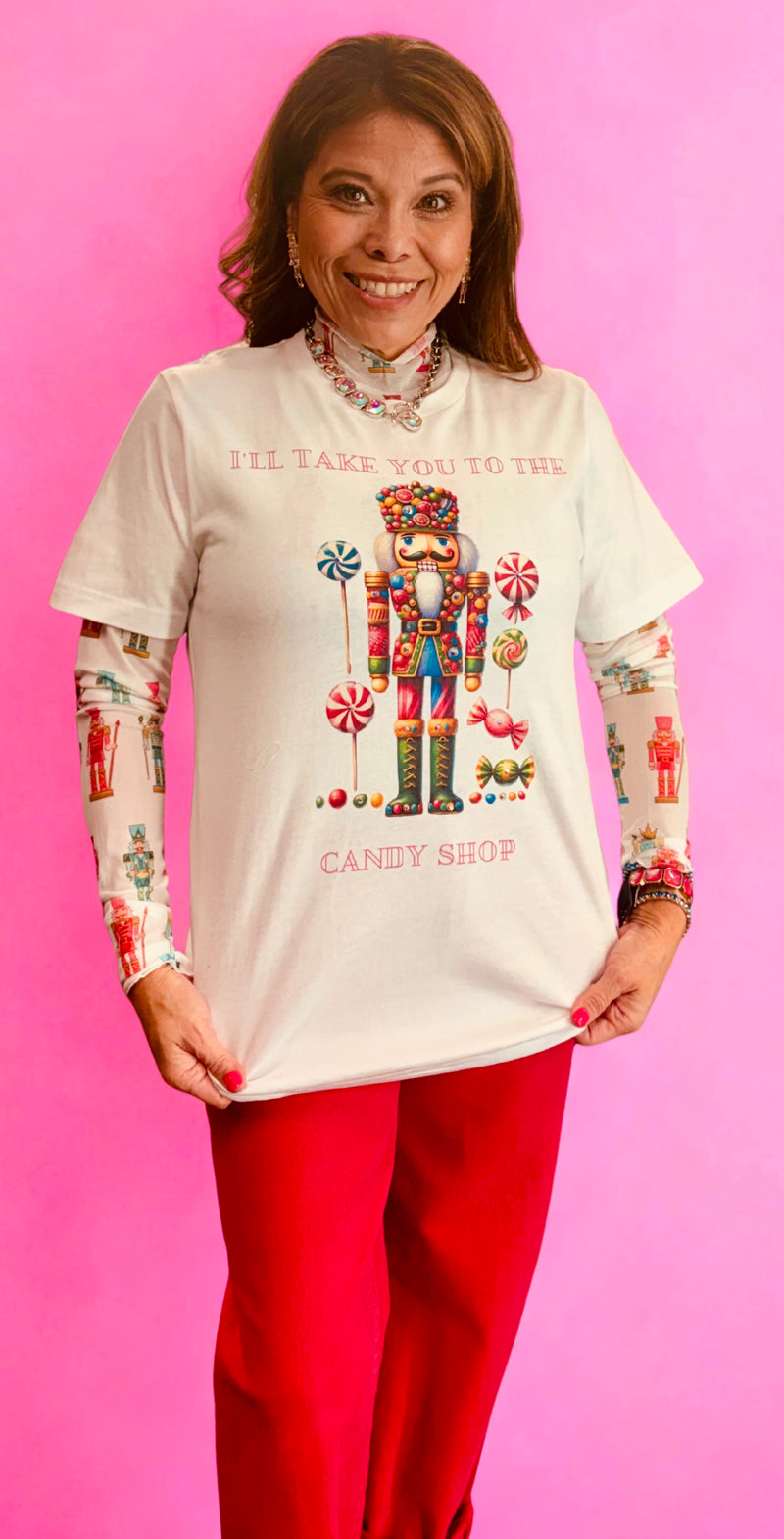 Candy Shop Nutcracker Tee