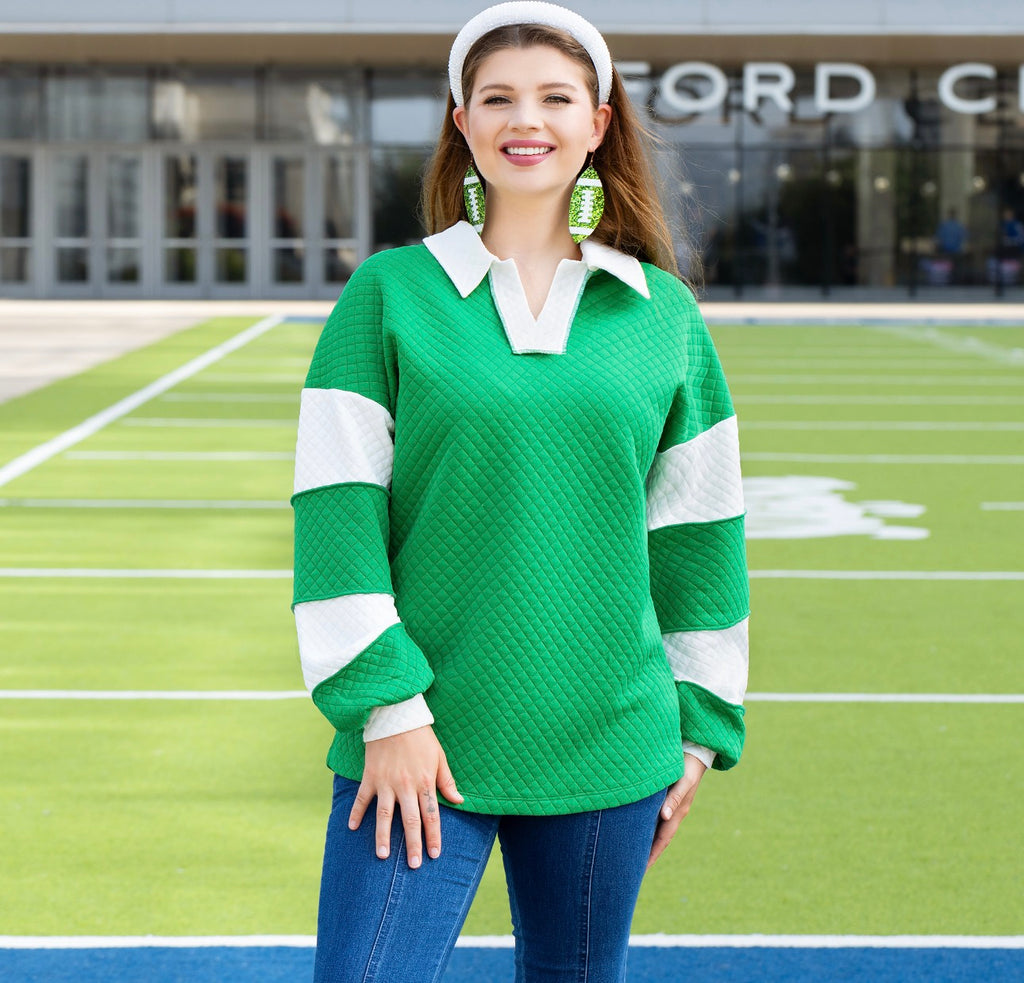 Game Day Quilted Long Sleeve