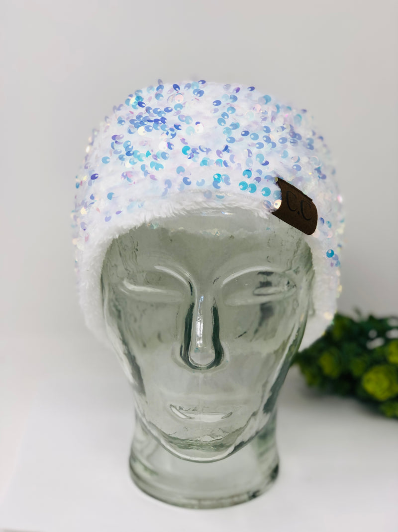 CC Sequined Band Ear Warmer