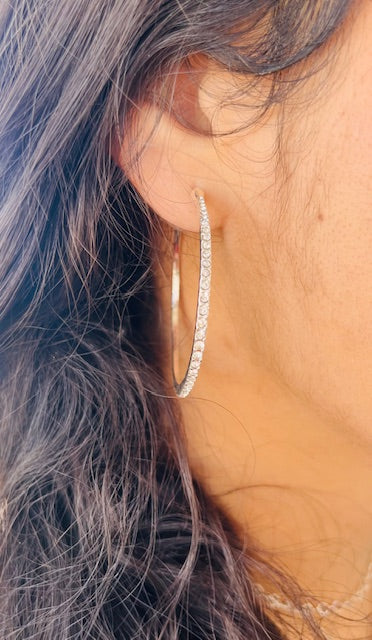 Crystal hoop Earrings