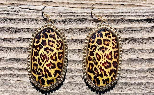 Leopard Earrings