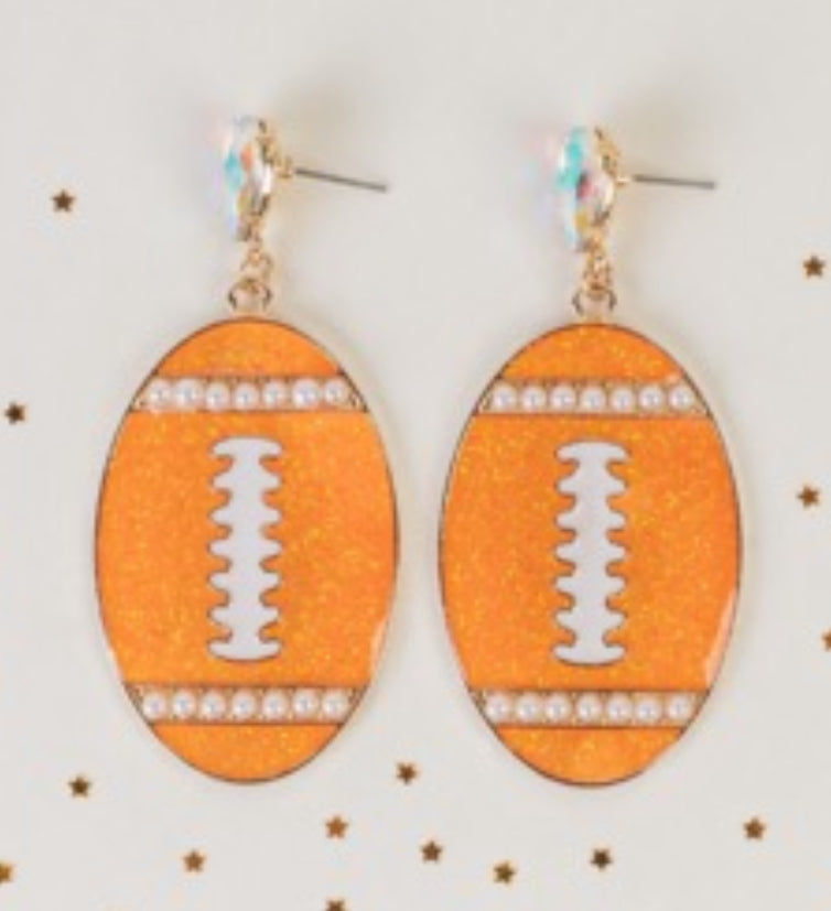 Football Earrings