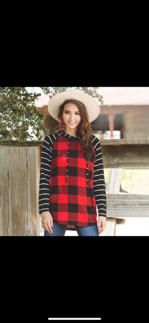 Buffalo Plaid Top