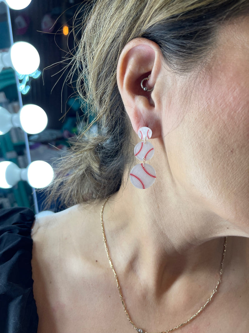 Base-Ball Earrings
