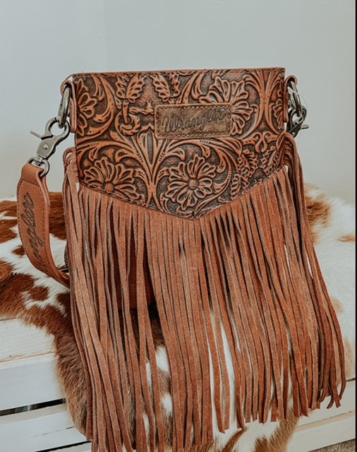 Fringe Cross Body Bag