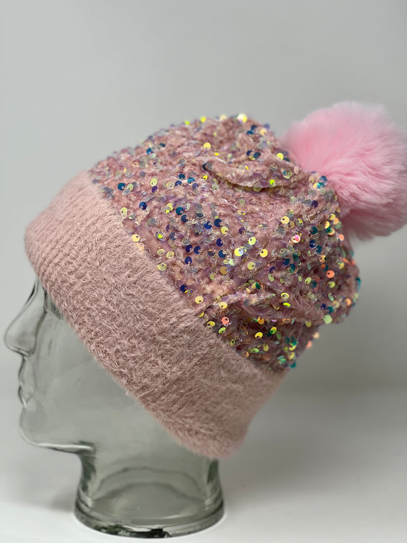 Sequin Beanies