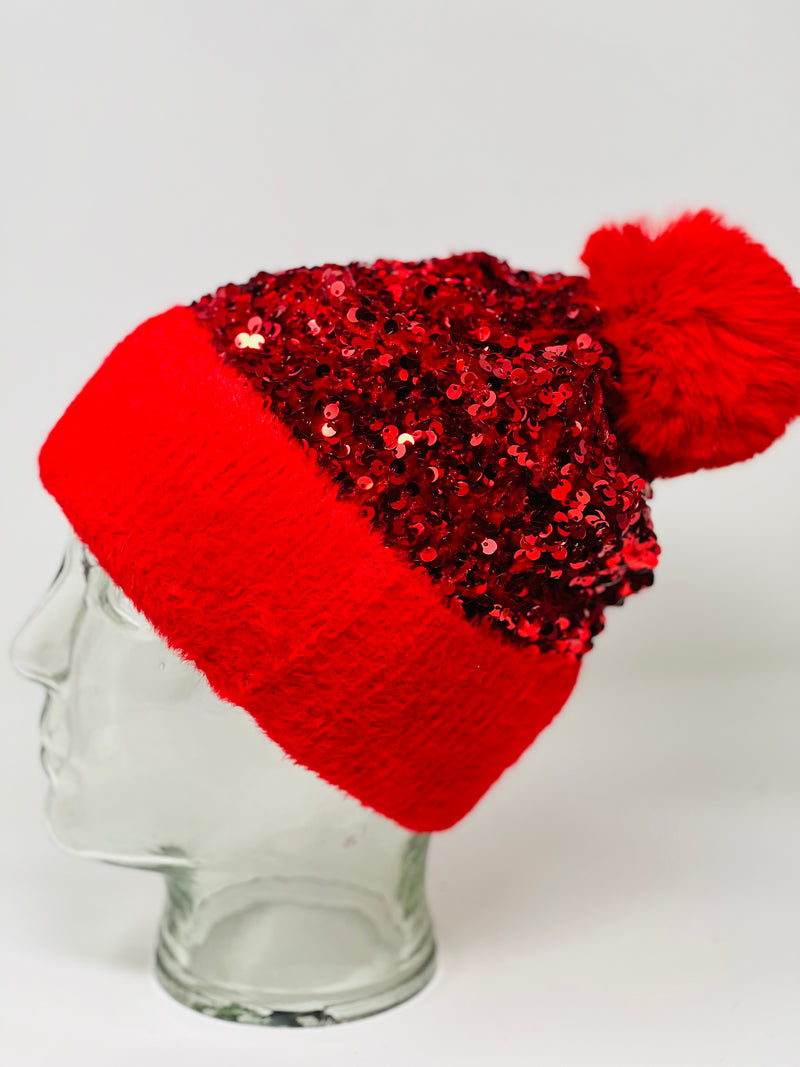 Sequin Beanies