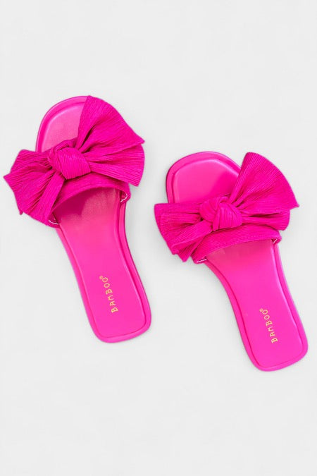 Pink Bow Sandals