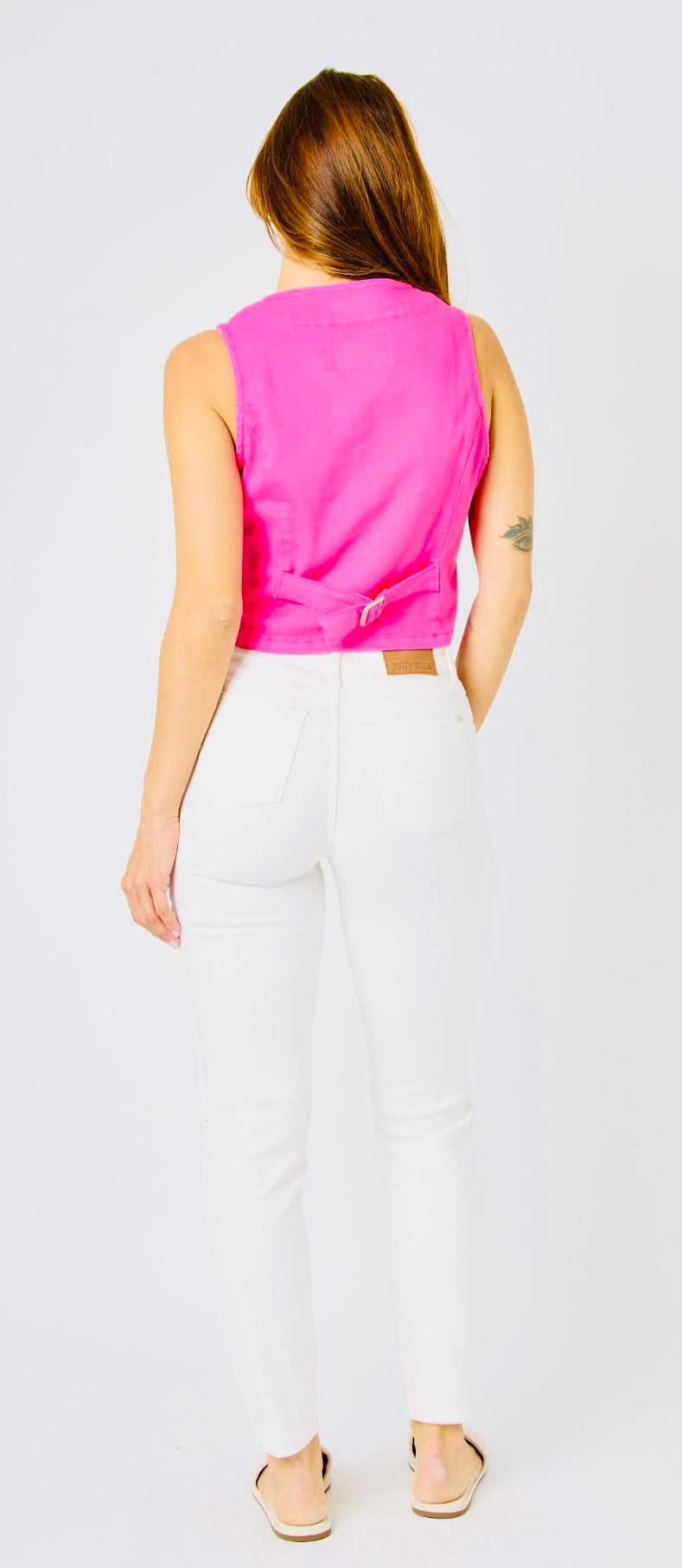 JB Garment Dyed Pink Vest