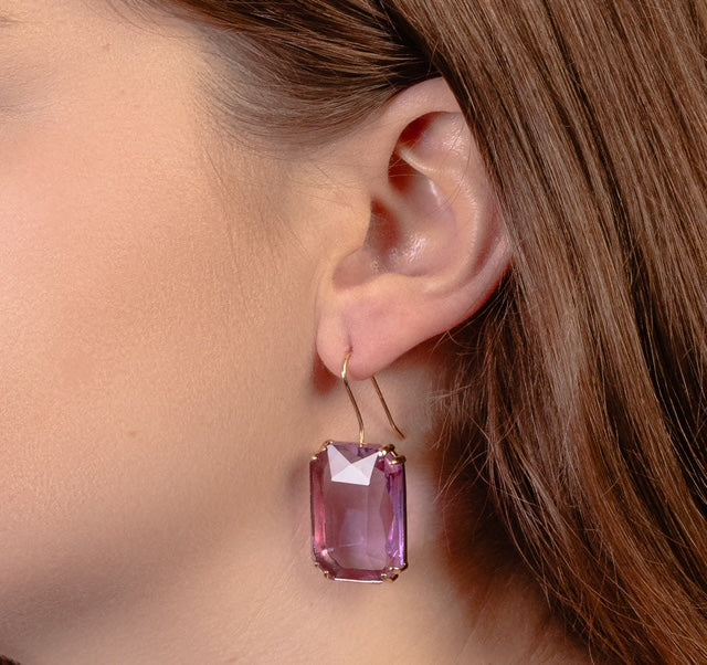 Purple Earrings