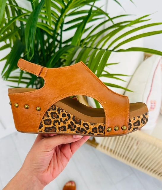 Carley Cognac Leopard