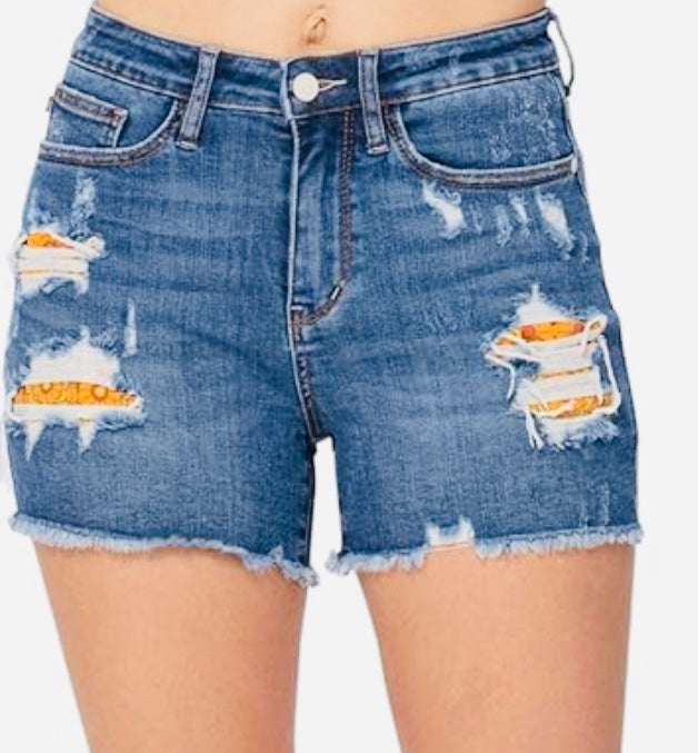 hi waisted Printed Pocket