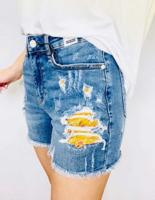 hi waisted Printed Pocket