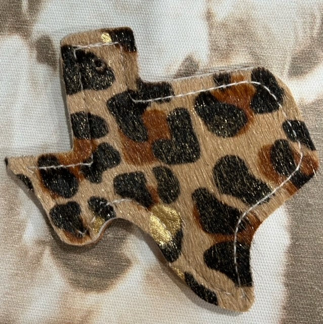 Car Charm- LEOPARD ACID WASH