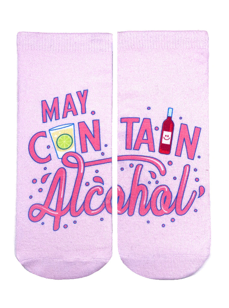 May Contain Alcohol Ankle Socks