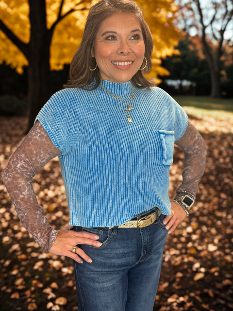 The Bluebell Sweater Vest