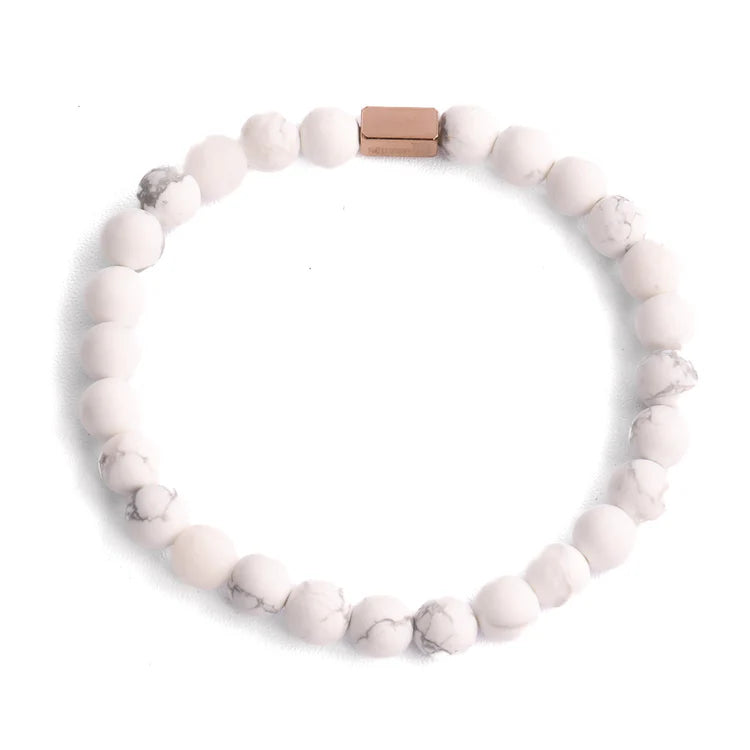 MARBLE HOWLITE - ACCENT BRACELET