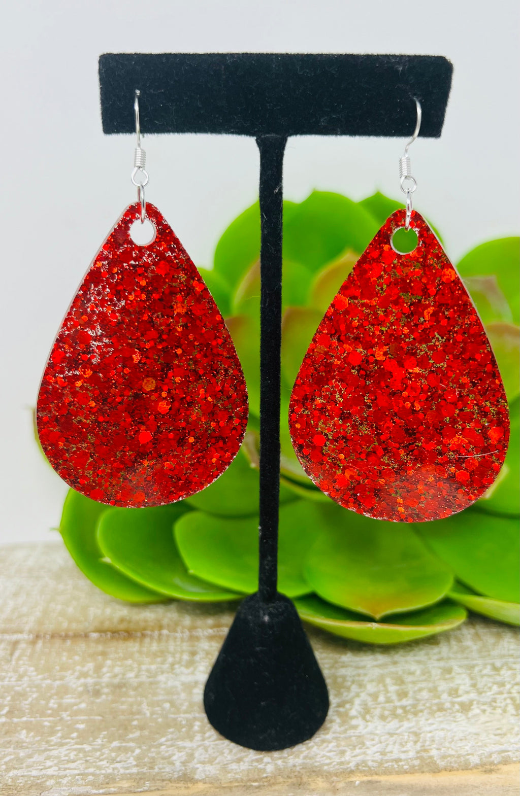 Teardrop Resin Earrings