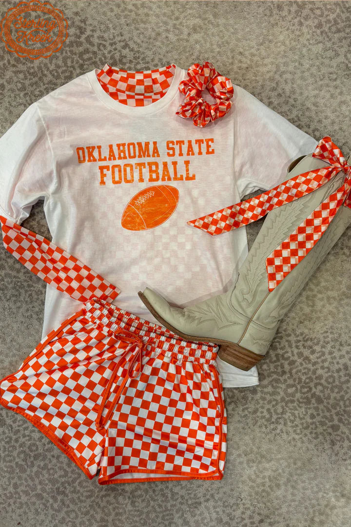 PEP RALLY MESH TOP ORANGE