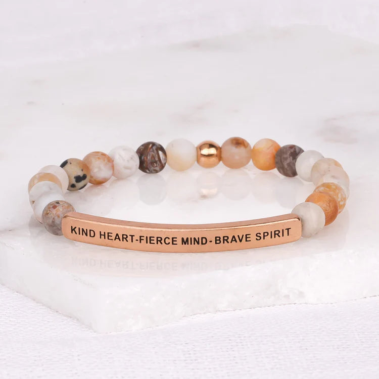 KIND HEART - FIERCE MIND - BRAVE SPIRIT