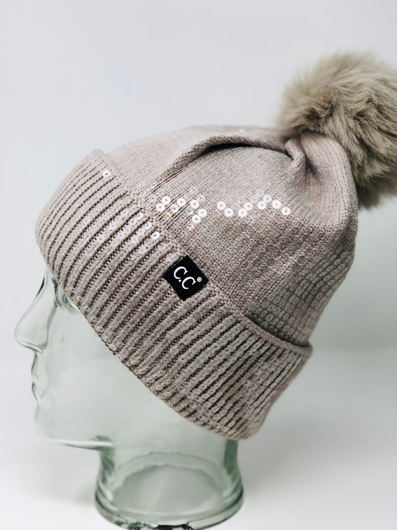 Sequin All Over the Beanies